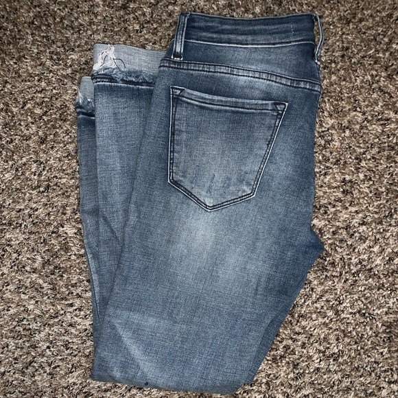 KanCan Pants - Distressed Cropped Kan Can Jeans